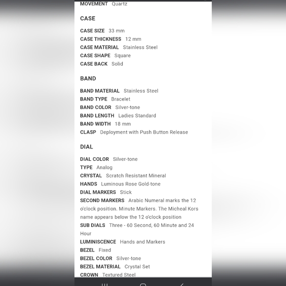 Michael Kors Chronograph Quartz Crystal Watch MK5350 - Picture 4 of 12